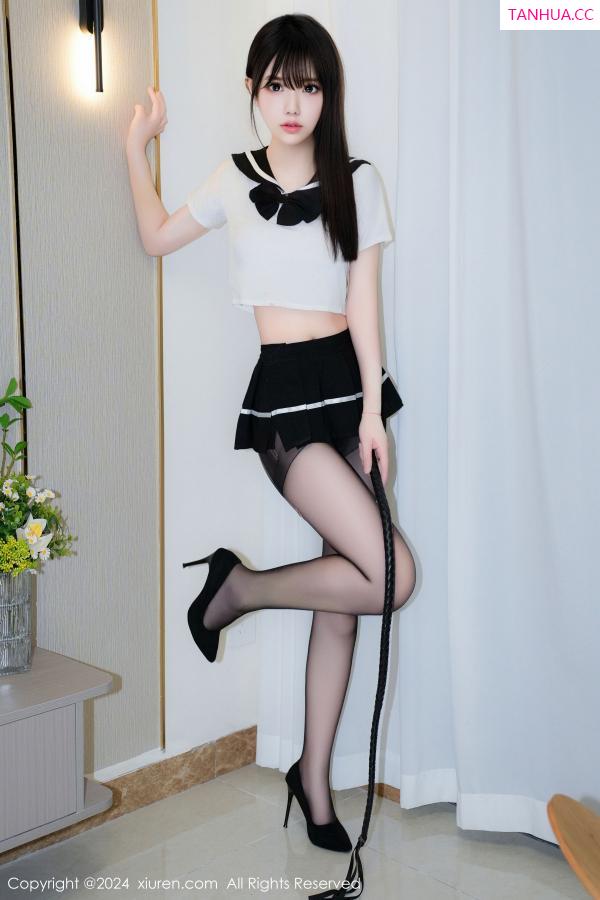   [XiuRen]高清写真图 2024.08.21 No.9043 沐言yanyan 黑丝美腿第61张图片